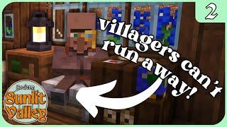 These chairs are so comfy the villagers WON'T MOVE!  - Society: Sunlit Valley