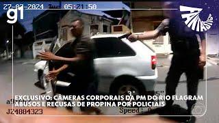 EXCLUSIVO: câmeras corporais da PM do Rio flagram abusos, desvios e recusas de propina por policiais