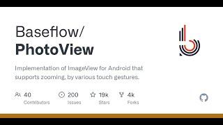 How to use PhotoView library in android