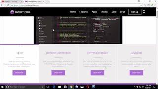 Codeanywhere - Code From a Web Browser