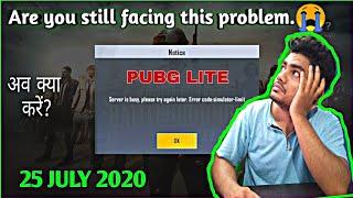 PUBG LITE [ server is busy, please try again later. Error code: simulator-limit.] #3