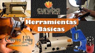 herramientas básicas para trabajar cuero, marroquinería,