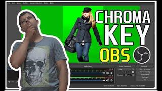 Como Colocar Fundo da Webcam Transparente no OBS - Chroma Key - CESART