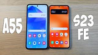 SAMSUNG GALAXY A55 VS GALAXY S23FE - КАКОЙ ТЕЛЕФОН ЛУЧШЕ? ПОЛНОЕ СРАВНЕНИЕ!