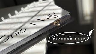 Planner Setup Prep for 2025 | unboxing and organizing simple tools