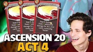 Slay The Spire - Ascension 20 Act 4 Ironclad | Perfected Strike Goes All The Way