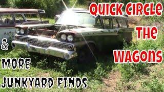 Circling the Wagons at BareRose Garage with two 1959 Ford Wagon Future Budget Builds & Walk Arounds