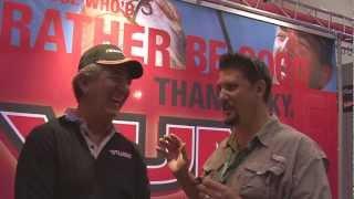 Zell Rowland demos Pradco's Yumbrella for Fishhound.com at ICAST 2012