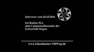 Ghosthunter NRWup "Tom bei Campusradio Radius 92,1 am 26.10.2016" #ghosthunter #geisterjagd