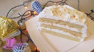 Праздничный лимонный торт  Новогодний рецепт  Christmas lemon cake