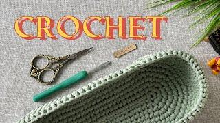 ВЯЗАНАЯ СУМКА крючком из шнура Crochet Handbag Tutorial