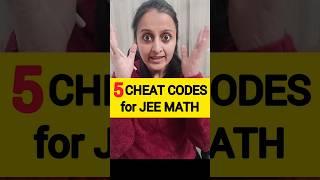 ️5 CHEAT CODES to CRACK JEE MATH  Ques. #jee2025