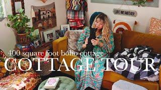 Boho Cottage Tour - 400 square foot cottage