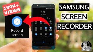 Samsung screen recorder | Samsung screen recorder with Internal audio #bivusworld