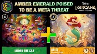 🟡🟢 AMBER EMERALD - MOST POWERFUL COMBO IN LORCANA - NEW META DECK THREAT - Disney Lorcana Gameplay