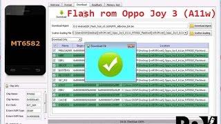 [TUT] Flash rom stock Oppo Joy 3 (A11w) via Flashtool - Unbrick, fix imei, kill virus, etc