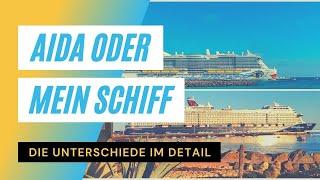 AIDA oder Mein Schiff Vergleich - Die Unterschiede im Detail!