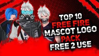 Top 10 Free Fire Mascot Logo Pack by kusogaki X PixDroid