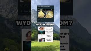WYD for $100M? #dailyshorts #funnyshorts