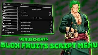 [New] Blox Fruits Script! [PASTEBIN 2024] | [BEST] Script Menu For Blox Fruits