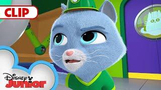 Robot Cat  | Pupstruction | @disneyjr