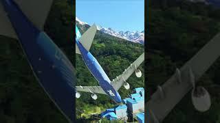 FAILED Boeing 747 Landing into SHORT RUNWAY in LUKLA #shorts