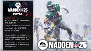 PLAY THE MADDEN 26 BETA RIGHT NOW! (FREE CODE INSIDE)