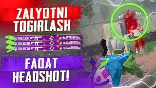 PUBGDA ZALYOTNI TO’G’IRLASH // FAQAT HEADSHOT OTISH // ZALYOT NIMA? //ZALYOTNI SOZLASH - PUBG MOBILE