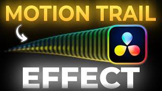 Easy Motion Trail Effect Fast and Free | Davinci Resolve Tutorial