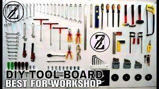 how to make diy custom tools board for  workshop [ZUNBOOR ENGINEERING]