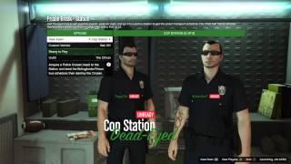 GTA 5 Heist Online - WEAR POLICE UNIFORM IN FREE ROAM! (How To Get Cop Outfit Online!) [GTA V]