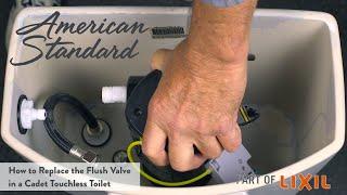 How to Replace the Flush Valve in a Cadet Touchless Toilet