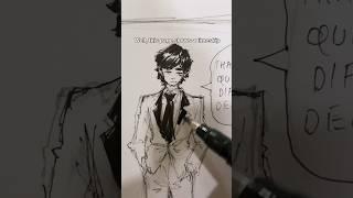 HOW I CREATED my own MANGA!! -#art #shorts