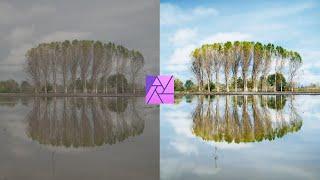 AFFINITY PHOTO: RAW LANDSCAPE DEVELOPMENT FROM A TO Z – Part 1/2