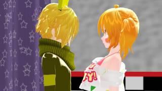 [MMD FNaF] Tonight I`m (Toy Chica and SpringTrap)