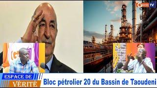 #urgent: Bloc pétrolier 20 du Bassin de Taoudeni