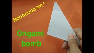 How to make a paper bomb, Boom boom, Paper bomb, Origami bomb