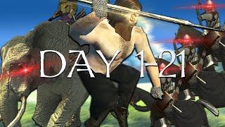 Getting RICH with this Looter/Throw build (Day 1 - Day 21) Mount & Blade: Perisno 1.3