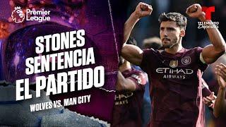 Gol de John Stones en el último minuto - Wolverhampton vs. Man. City | Premier League