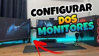  Como CONFIGURAR DOS MONITORES en una PC  FACIL y RAPIDO