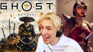 xQc Reacts to PLAYSTATION STATE OF PLAY... Ghost of Yotei, TMNT, Monster Hunter Wilds +MORE