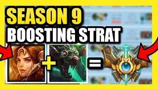 THIS BOOSTING STRAT HAS A 85%+ WINRATE! TWITCH JUNGLE SEASON 9 BOOST STRAT! || LEONA ONLY TO DIAMOND