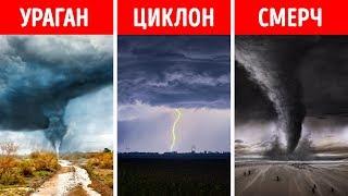 Ураган, смерч, циклон – в чем разница?