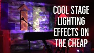 Cool Youth Group Stage Lighting Effects On The Cheap