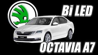 Светодиодные фары Skoda Octavia A7