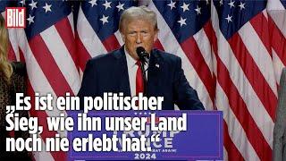 Hier erklärt sich Trump zum Sieger