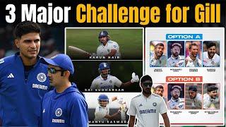 IND vs ENG: 3 Challenge for Shubman Gill | Can he turn critics into fans with his decision making?