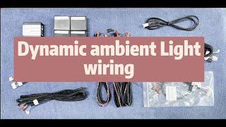 How to install Dynamic Ambient LED Lighting | Wiring