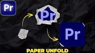 PAPER UNFOLD Effect in Premiere Pro | Ali Abdaal Paper Effect