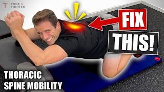 Fix Your Upper Back Pain! [Thoracic Mobility Stretching Routine]